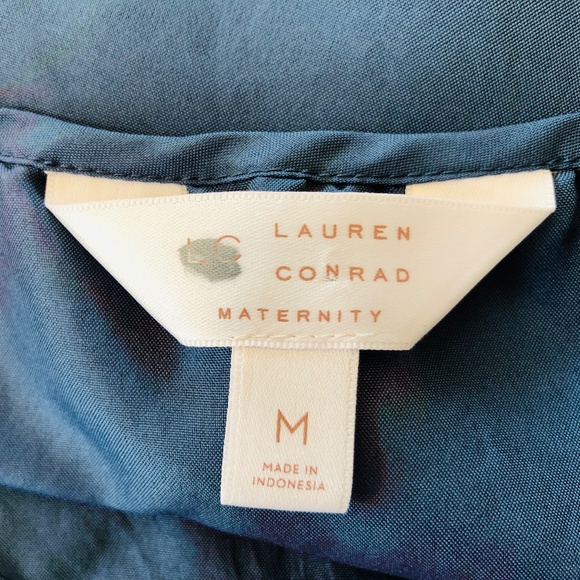 Pullover Slip Nightgown Lauren Conrad maternity Navy Blue Medium - Picture 2 of 8
